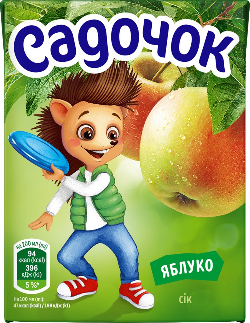 Садочок Сік Яблуко 0.2л